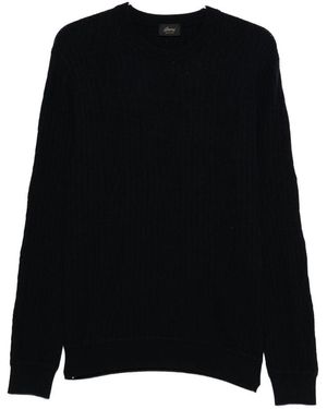 Brioni Leather Sweaters - Black