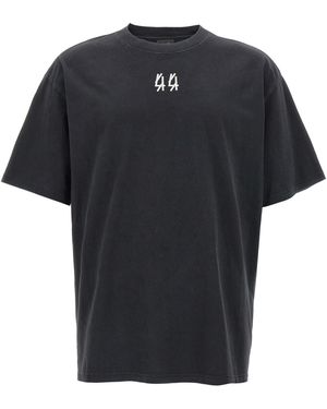 44 LABEL Fossil T-Shirt - Black