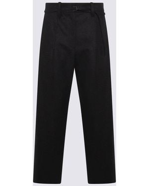 Brunello Cucinelli Wool Trousers - Black