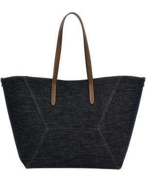 Brunello Cucinelli Bc Duo Tote Bag - Black