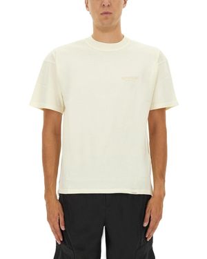 Represent T-Shirt With Logo-Uomo - Bianco
