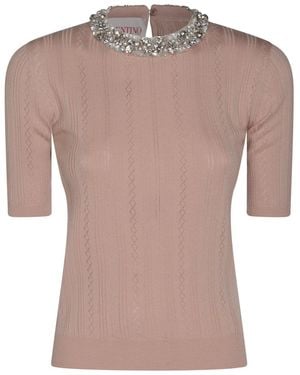 Valentino Jumpers Nude - Brown