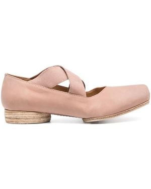 Uma Wang Ballerinas With Crossed Bands - Pink