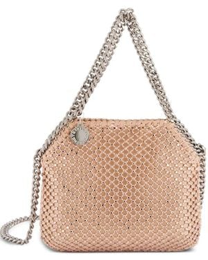 Stella McCartney Falabella Mini Chain Shoulder Bag - Natural