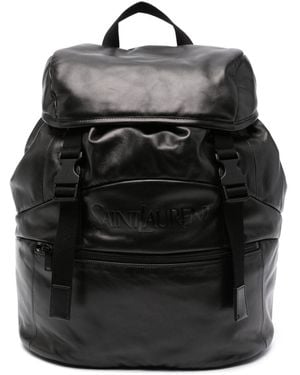 Saint Laurent Zaino Con Stampa Backpacks - Black