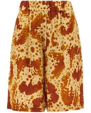 Dries Van Noten Pomy Bis Bermuda E Short-Donna - Arancione