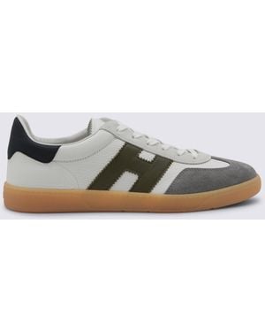Hogan Leather Trainers - Grey