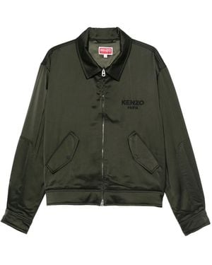 KENZO Jacket With Embroidery - Green