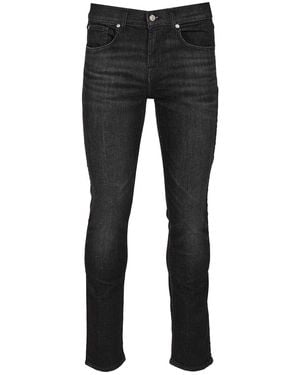 7 For All Mankind Slimmy Tapered Jeans Black