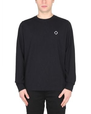 Ma Strum Maglietta Icona Ls - Blu