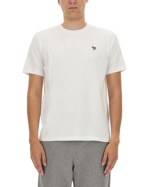 Paul Smith Zebra Logo T-shirt - White