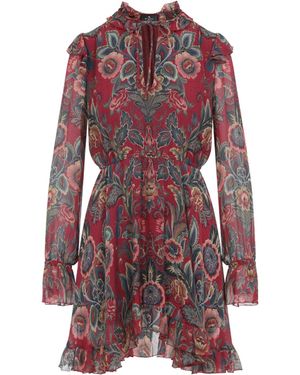 Etro Mini Dresses Red