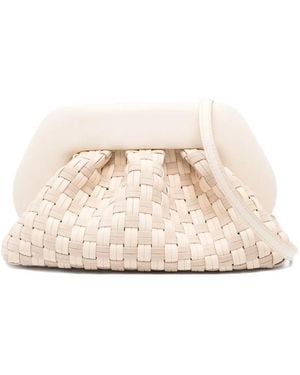 THEMOIRÈ Clutch With Braided Design - Natural