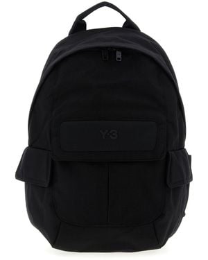 Y-3 Small Logo Pocket Backpack Backpacks & Travels Black