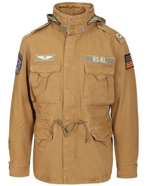 Polo Ralph Lauren Woven-Field-Jacket Jackets - Brown