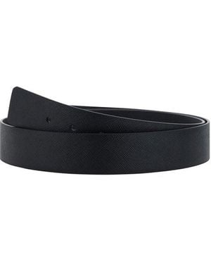 Prada Leather Belt - White