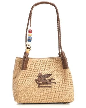 Etro Libra Shoulder Bags Beige - Natural