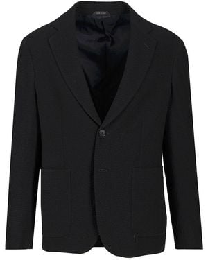 ジャケット Giorgio Armani Black Wool Blazer s-l400.jpg