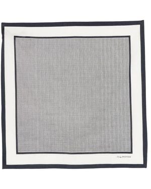 Tommy Hilfiger Cotton Scarves & Gloves - Grey