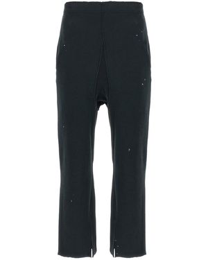 Maison Margiela Graffiti Pantaloni Nero-Uomo - Blu