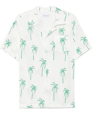 Maison Labiche Camicie Bianco-Uomo - Blu