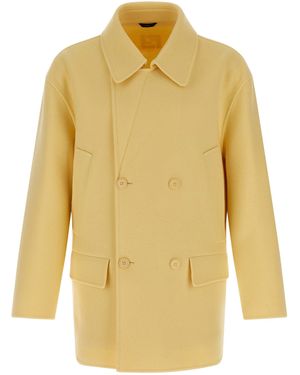 Fendi Caban Coat - Yellow