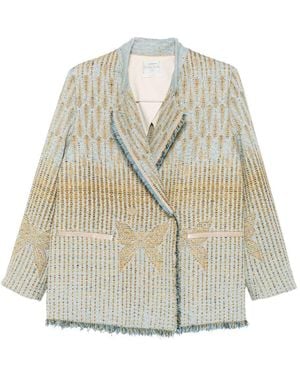 Forte Forte Double-Breasted Jacket - White