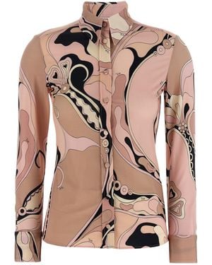 Emilio Pucci Orchid Shirt Camicie Rosa-Donna