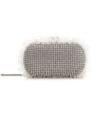 SELF PORTRAIT RESIDENCY Crystal Clutch Handbags - Grey