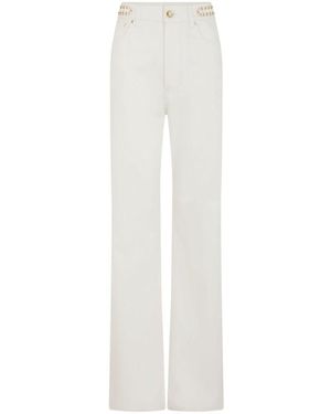 Rabanne Jeans Flared Jeans-Donna - Bianco