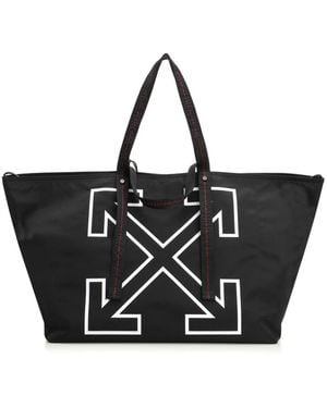 Off-White c/o Virgil Abloh Shopping Bag Travel Bags - Black