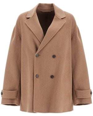 Filippa K Wool And Cashmere Blend Cab - Brown