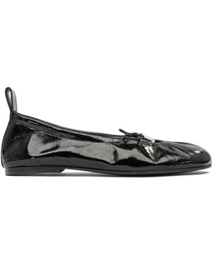 フラットシューズ ALOHAS Ravena Rift Burgundy Leather Ballet Flats Alohas Ravena Rift Burgundy Leather Ballet Flats IT 38 Women