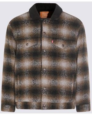 Levi's Multicolour Brown Cotton Casual Jacket