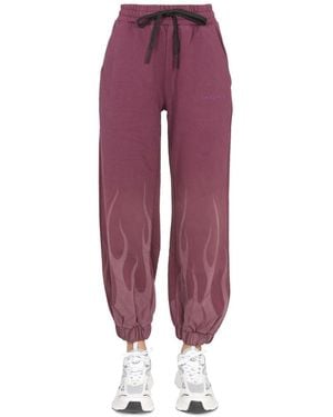 Vision Of Super Corrosive Flames Pants - Purple