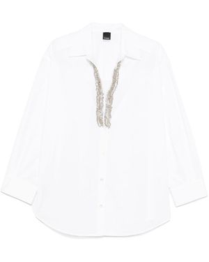 Pinko 100% Cotton Stylish Shirt - White