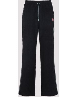 CASABLANCA Cotton Towelling Joggers-Uomo - Blu