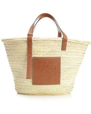 Loewe Classic Basket Large Handbags - Metallic