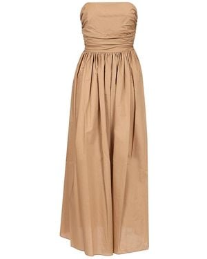 Matteau Lace-Up Organic Cotton Dress Dresses - Natural