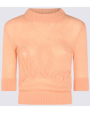 Chloé Jumpers Peach Orange