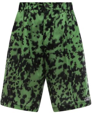 DSquared² Flock Surfer Shorts - Green