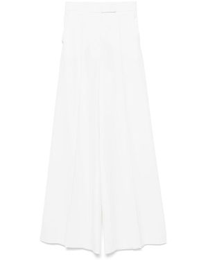 Max Mara Pantaloni Lana-Uomo - Bianco