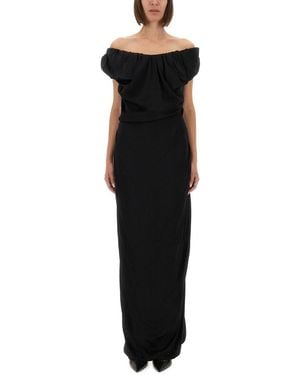 Vivienne Westwood "Ginnie Amber" Long Dress - Black