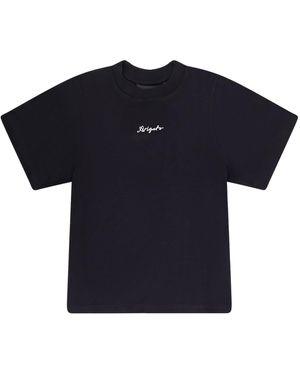 Axel Arigato Sketch Stretch Organic Cotton T-Shirt - Blue