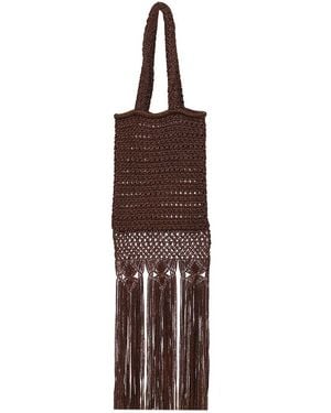 Alanui Ray Of Light Handbags - Brown