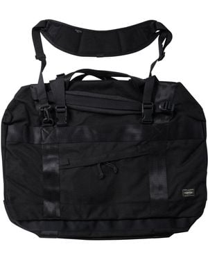 Porter-Yoshida and Co "Booth Pack 3Way" Duffle Bag - Black