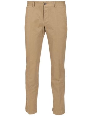 Original Vintage Cotton Trousers Brown - Natural