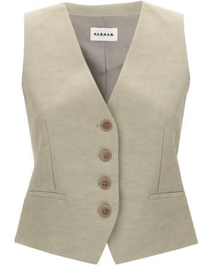 P.A.R.O.S.H. 'Raisa' Vest - Natural