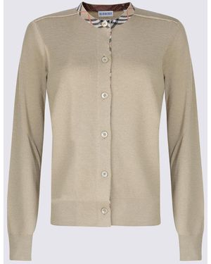 Burberry Jumpers Flax/sand Ip - Natural