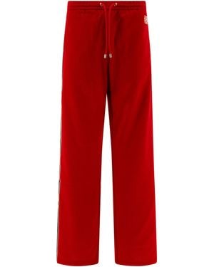 Loewe Tracksuit Pants In Technical Jersey - Red
